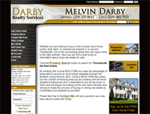 Tablet Screenshot of darbyrealtyservices.com